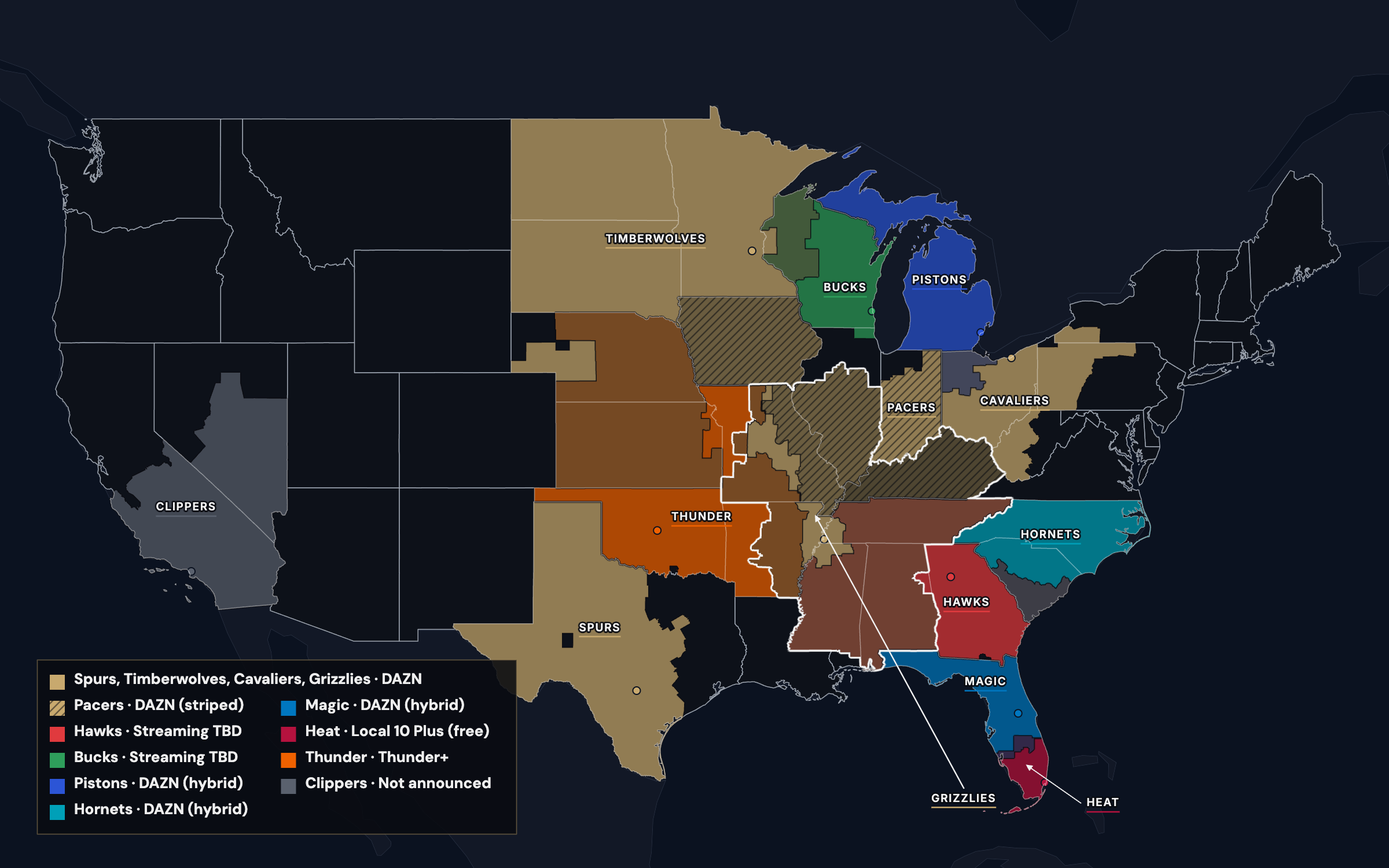 Every New NBA Local TV Home for 2026-27